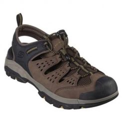 Buty trekkingowe męskie Skechers Tresmen Menard. Brązowe trekkingi męskie Skechers, trekkingowe. Za 372.00 zł.