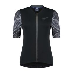 Koszulka rowerowa damska Rogelli Liquid. Czarne koszulki sportowe damskie Rogelli, l, bez wzorów, bez kołnierzyka, bez ramiączek, rowerowe. Za 214.00 zł.