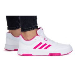 Buty adidas Tensaur Sport 2.0 K W GW6438 białe. Białe obuwie sportowe damskie bez wzorów, z gumy. Za 255.67 zł.