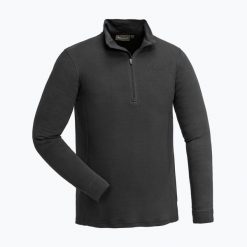 Bluza termoaktywna męska Pinewood Abisko Merino Base Layer Half Zip. Czarne bluzy męskie Pinewood, m, bez wzorów, bez kaptura, narciarskie. Za 349.99 zł.