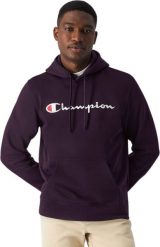 Bluza męska Champion Hooded fioletowa 220253 VS025 L. Fioletowe bluzy męskie Champion, l, bez wzorów, bez kaptura. Za 223.98 zł.