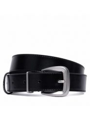 Calvin Klein Pasek Damski Hw End Tip Buckle LV04F7092G Czarny. Czarne paski damskie Calvin Klein, bez wzorów, ze skóry. Za 249.99 zł.