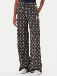 Guess Spodnie dresowe V5YB10 K0282 Zielony Relaxed Fit. Zielone spodnie dresowe damskie Guess, s, z aplikacjami, z dresówki. Za 379.99 zł.