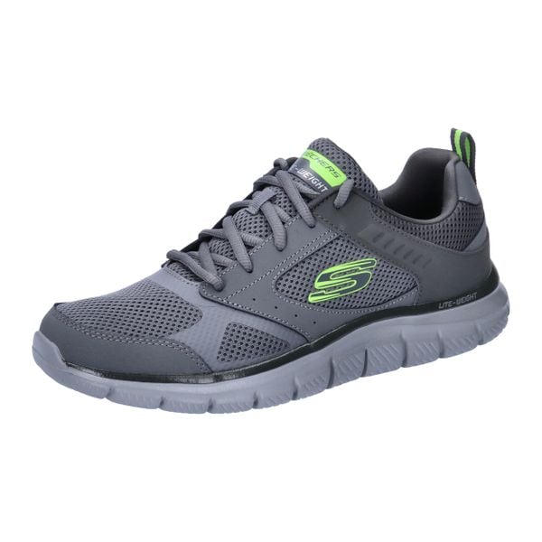 Buty do chodzenia męskie Skechers Tracksyntac. Szare buty sportowe męskie Skechers, z syntetyku, bez zapięcia, trekkingowe, Skechers Sport. Za 299.58 zł.