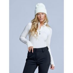 Pully - Damskie - Four Seasons Lightweight 2.0 - Złamana biel. Białe bluzy sportowe damskie POEDERBAAS, m, bez wzorów, z elastanu, bez kaptura, narciarskie. W wyprzedaży za 199.42 zł.