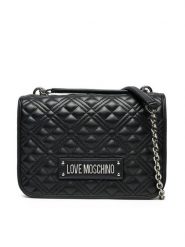 LOVE MOSCHINO Torebka JC4000PP1MLA000B Czarny. Czarne torebki do ręki damskie Love Moschino, bez wzorów, ze skóry, bez dodatków. Za 469.99 zł.