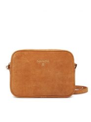 Patrizia Pepe Torebka 8B8985/L152-B878 Brązowy. Brązowe listonoszki damskie Patrizia Pepe, bez wzorów, ze skóry, bez dodatków. Za 729.99 zł.