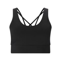 Biustonosz dla kobiet Athlecia Gaby V2. Czarne obuwie sportowe damskie Athlecia, bez wzorów, na fitness i siłownię. Za 198.00 zł.