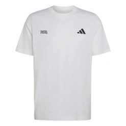 T-shirt adidas Run Essentials Graphic. Białe t-shirty męskie Adidas, l, bez wzorów, z materiału, eleganckie, bez kołnierzyka. Za 179.00 zł.