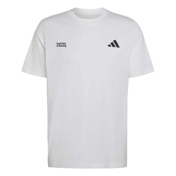 T-shirt adidas Run Essentials Graphic. Białe t-shirty męskie Adidas, l, bez wzorów, z materiału, eleganckie, bez kołnierzyka. Za 158.00 zł.