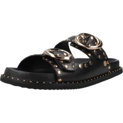 Sandały CARMELA 163056C Czarny. Czarne obuwie sportowe damskie Carmela, bez wzorów, ze skóry, trekkingowe. Za 317.99 zł.