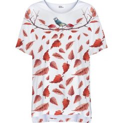 Colour Pleasure Koszulka damska CP-033 265 biało-pomarańczowa r. uniwersalny. T-shirty damskie Colour Pleasure. Za 76.57 zł.