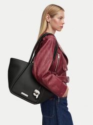 KARL LAGERFELD Torebka B3W30116 Czarny. Czarne torebki do ręki damskie KARL LAGERFELD, bez wzorów, ze skóry, bez dodatków. Za 999.99 zł.