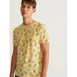 T-shirt THE SIMPSONS - Żółty. T-shirty męskie marki Reserved. W wyprzedaży za 39.99 zł.