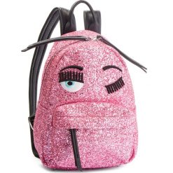 Plecak CHIARA FERRAGNI - 18AI-CFZ004 Rosa. Czerwone plecaki damskie Chiara Ferragni, ze skóry ekologicznej. Za 1,829.00 zł.