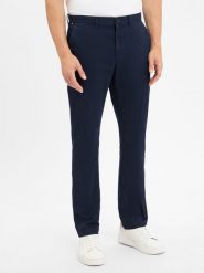 Tommy Hilfiger spodnie chino - Denton Mężczyźni Bawełna niebieski, 33-32. Niebieskie eleganckie spodnie męskie Tommy Hilfiger, m, bez wzorów, z bawełny. Za 499.95 zł.