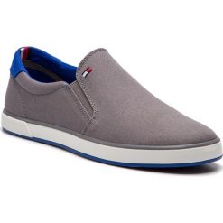 Tenisówki TOMMY HILFIGER - Iconic Slip On Sneaker FM0FM00597 Steel Grey 039. Półbuty na co dzień męskie marki Tommy Hilfiger. Za 269.00 zł.