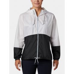 Kurtka wiatrówka damska Columbia Flash Forward II Windbreaker. Białe kurtki sportowe damskie Columbia, m, bez wzorów, z softshellu, bez kaptura, trekkingowe. Za 210.60 zł.