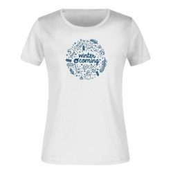 T-shirt Damski Zimowy Biały XL - Miękka Bawełna, Idealne Dopasowanie. Białe koszulki sportowe damskie YB SPORTS, m, bez wzorów, z bawełny, bez kołnierzyka, bez ramiączek, do piłki nożnej. Za 131.99 zł.