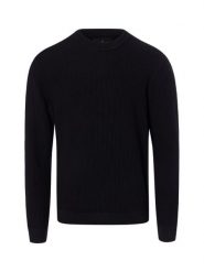 Jack & Jones sweter z dzianiny Mężczyźni Bawełna (100%) czarny, XL. Czarne swetry przez głowę męskie Jack & Jones, m, bez wzorów, z bawełny, bez kołnierzyka. Za 249.95 zł.
