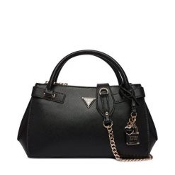 Torebka Guess. Czarne torebki do ręki damskie Guess, z aplikacjami, bez dodatków. Za 679.99 zł.
