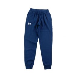 Second life - Spodnie dresowe męskie luźne Under Armour - Jak nowy. Niebieskie spodnie sportowe męskie Under Armour, m, bez wzorów, z dresówki, do biegania. Za 85.16 zł.