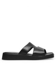 Lasocki Klapki WI16-KIMBALLY-03 Czarny. Czarne klapki damskie Lasocki, bez wzorów, ze skóry, bez obcasa. Za 149.99 zł.