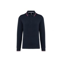 Koszulka polo pique z długim rękawem Kariban. Czerwone bluzki z długim rękawem męskie KARIBAN, xl, bez wzorów, z bawełny, bez ramiączek. Za 189.00 zł.