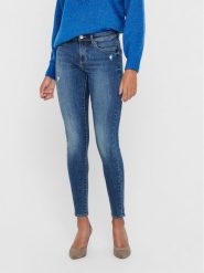 ONLY Jeansy Wauw 15219241 Niebieski Skinny Fit. Niebieskie jeansy damskie Only. Za 159.99 zł.
