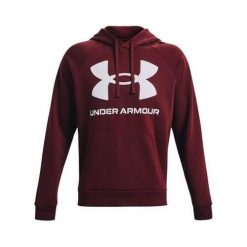 Bluza sportowa męska Under Armour Rival Fleece Big Logo HD. Białe bluzy sportowe męskie Under Armour, m, bez wzorów, z bawełny, z kapturem, na fitness i siłownię. Za 275.90 zł.