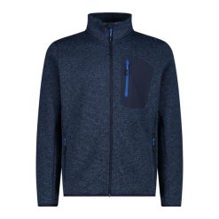 Bluza męska turystyczna CMP 34H2607. Niebieskie bluzy męskie CMP, m, bez wzorów, z materiału, z kapturem. Za 283.00 zł.