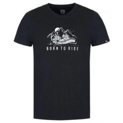 T-shirt męski Loap Ballu czarny. Czarne koszulki sportowe męskie Scarpa, m, bez wzorów, z bawełny, sportowe, bez kołnierzyka. Za 126.99 zł.