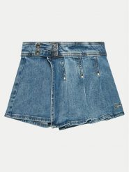 Guess Szorty jeansowe J4GD12 D4MS0 Niebieski Regular Fit. Niebieskie spodenki dla dziewczynek Guess, z aplikacjami, z bawełny. Za 259.99 zł.