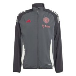 Bluza Adidas Sport Mufc Eu Pre Jkt Dorosłych. Niebieskie bluzy sportowe męskie Adidas, s, bez wzorów, bez kaptura, do biegania. W wyprzedaży za 324.25 zł.
