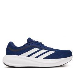 Buty do biegania adidas. Niebieskie buty sportowe męskie Adidas, bez zapięcia, do biegania. Za 219.99 zł.