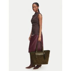 Torebka MICHAEL Michael Kors. Brązowe torebki do ręki damskie MICHAEL Michael Kors, bez wzorów, bez dodatków. Za 1,429.00 zł.