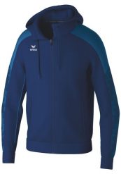 Bluza dresowa z kapturem Erima Evo Star. Niebieskie bluzy męskie Erima, s, bez wzorów, z dresówki, z kapturem. Za 243.00 zł.