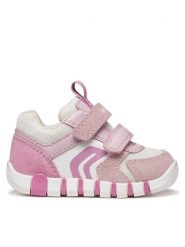 Geox Sneakersy B Iupidoo Girl B3558C 02214 C5825 Różowy. Czerwone buty sportowe dziewczęce Geox, bez wzorów, z materiału, bez zapięcia. Za 269.99 zł.