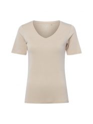 Brookshire Koszulka Kobiety Bawełna beżowy, XXL. Brązowe t-shirty damskie brookshire, xxl, bez wzorów, z bawełny, bez kołnierzyka. Za 59.95 zł.