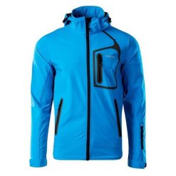 Męska Kurtka Soft Shell Nils. Czarne kurtki sportowe męskie Hi-tec, m, bez wzorów, trekkingowe. Za 265.99 zł.