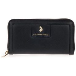 U.S. POLO ASSN. portfel damski Palm Beach czarny. Czarne portfele damskie U.S. Polo Assn., bez wzorów. Za 189.00 zł.