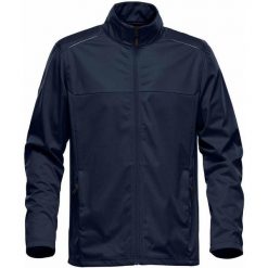 Lekka Męska Kurtka Softshellowa Greenwich. Niebieskie kurtki sportowe męskie STORMTECH, m, bez wzorów, trekkingowe. Za 259.99 zł.