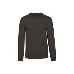 Bluza z okrągłym dekoltem Kariban. Szare bluzy męskie KARIBAN, m, bez wzorów, bez kaptura. Za 168.50 zł.