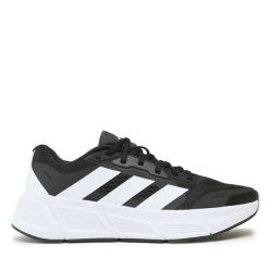 Buty do biegania adidas. Czarne buty sportowe męskie Adidas, bez zapięcia, do biegania. Za 229.99 zł.
