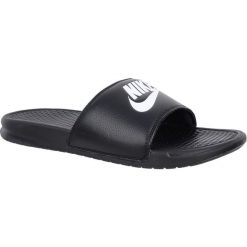 Klapki męskie Nike Benasi Jdi. Czarne klapki męskie Nike, z materiału, sportowe. Za 249.00 zł.