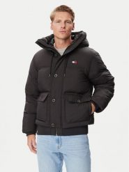 Tommy Jeans Kurtka zimowa Workwear DM0DM23506 Czarny Relaxed Fit. Czarne kurtki męskie Tommy Jeans, na zimę, m, bez wzorów, z jeansu, bez kaptura. Za 1,199.00 zł.