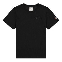 T-shirt Damski Logo. Czarne t-shirty damskie Champion, bez wzorów, casualowe, bez kołnierzyka. Za 143.99 zł.