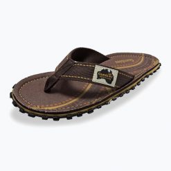 Japonki Gumbies Islander. Brązowe klapki męskie Gumbies. Za 109.99 zł.