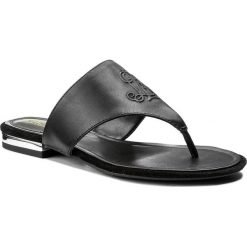 Japonki LAUREN RALPH LAUREN - Deandra 802699752001 Black. Czarne klapki damskie Lauren Ralph Lauren, z materiału. W wyprzedaży za 299.00 zł.