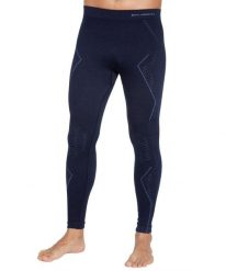 Spodnie męskie wełniane Brubeck EXTREME MERINO. Niebieskie spodnie snowboardowe męskie Brubeck, m, bez wzorów, z materiału, narciarskie. Za 288.49 zł.